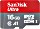 SanDisk Ultra R98 microSDHC 16GB Kit, UHS-I U1, A1, Class 10 (SDSQUAR-016G-GN6MA)