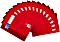 Oxford Schulheft rot A4 Lineatur 26 mit Rand, 16 Blatt, 15er-Pack (384401626)