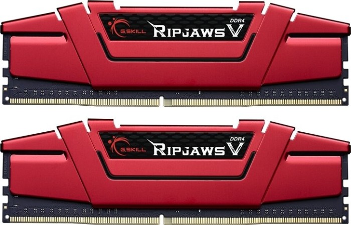 G.Skill RipJaws V rot DIMM Kit 16GB, DDR4-3200, CL15-15-15-35 (F4-3200C15D-16GVR)