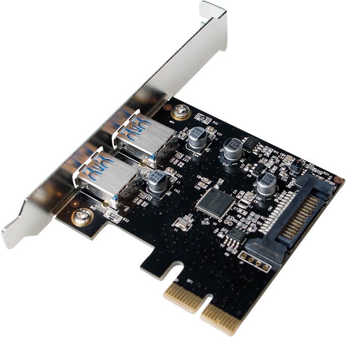 LogiLink 2x USB-A 3.1, PCIe 2.0 x2