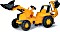 rolly toys rollyJunior CAT Trettraktor mit Frontlader und Heckbagger gelb (813001)