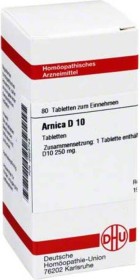 DHU Arnica Tabletten D10, 80 Stück