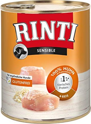 Finnern Rinti Sensible Huhn und Reis 9.6kg (12x 800g)