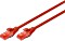 Digitus kabel patch, Cat6, U/UTP, RJ-45/RJ-45, 0.25m, czerwony (DK-1617-0025/R)