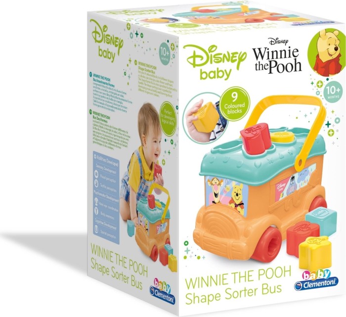 Clementoni Winnie The Pooh Baby Cars Soft & Go