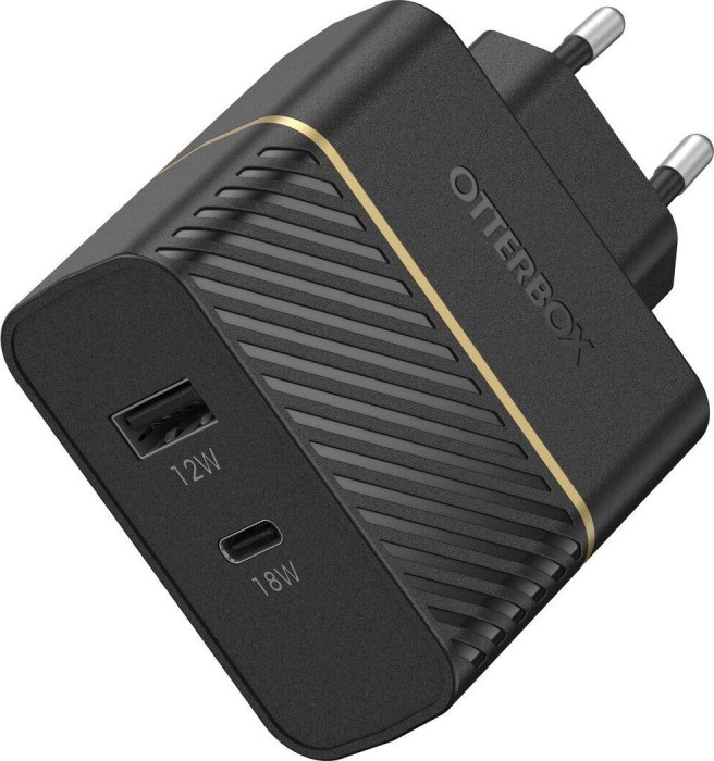 Otterbox USB-C/USB-A Wandladegerät Premium (EU) schwarz
