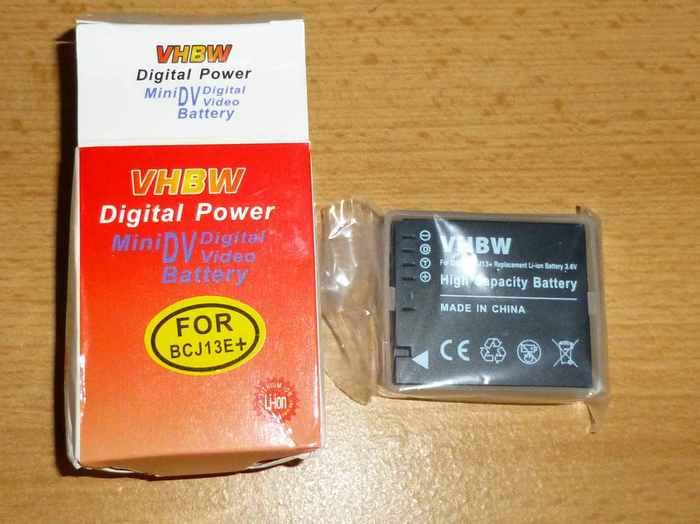 Compatible rechargeable battery to Panasonic DMW-BCJ13E