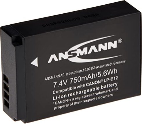 Ansmann A-Can LP-E12 Li-Ionen-Akku