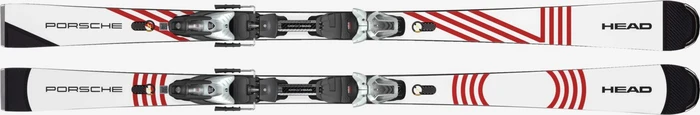 Ensemble De Ski HEAD Porsche 8 Séries Avec Fixations Ski+ Protecteur - Taille 13, Argent, Unisexe Adulte