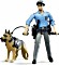 Bruder bworld Figurenset Polizist mit Hund (62150)