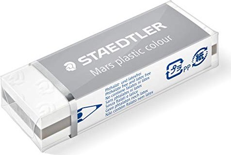 Staedtler eraser Mars plastic colour light grey