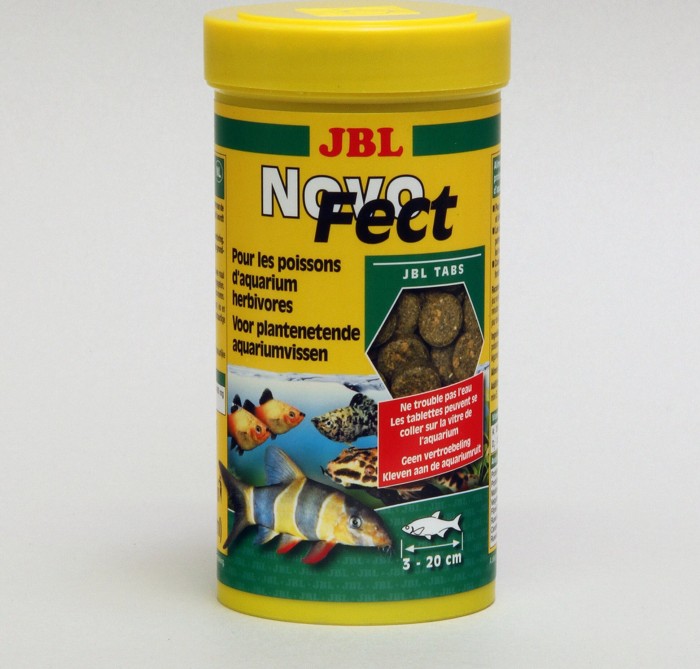 JBL NovoFect Futtertabletten für pflanzenfressende Aquarienfische, 100ml