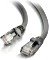 C2G LSZH kabel patch, Cat6a, U/UTP, RJ-45/RJ-45, 1m, szary (82532)
