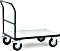 fetra ESD wózek transportowy szary 85x50cm (9500)
