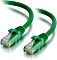 C2G LSZH kabel patch, Cat6a, U/UTP, RJ-45/RJ-45, 1m, zielony (82508)