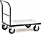 fetra ESD wózek transportowy szary 100x60cm (9501)