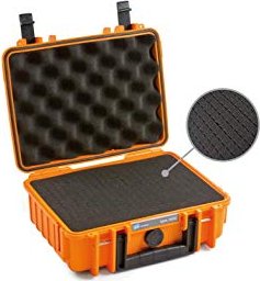B&W International Outdoor Case Typ 1000 walizka pomarańczowy z wkładką piankową