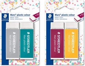 Staedtler eraser Mars plastic colour, 2-pack