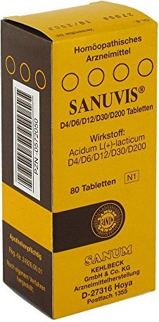 Sanuvis Tabletten, 80 Stück