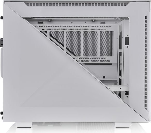 Thermaltake Divider 200 TG Air Snow Edition, biały, szklane okno