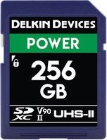 Delkin Power 2000X R300/W250 SDXC 256GB, UHS-II U3, Class 10