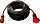as-Schwabe SCHUKOultra Pro guma kabel przedłużający IP44 czarny/czerwony, H07RN-F 5G1.5 5-polowy, 25m (62251)