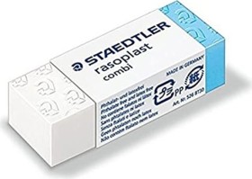 Staedtler eraser rasoplast 526 B combo, 43x19x13mm, white