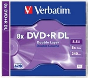 Verbatim DVD+R 8.5GB DL 8x, 1er Jewelcase
