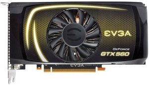 EVGA GeForce GTX 560 Superclocked, 1GB GDDR5, 2x DVI, mini HDMI
