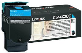 Lexmark Toner C544X2CG cyan high capacity