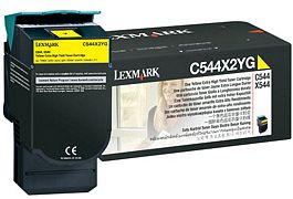 Lexmark Toner C544X2YG gelb hohe Kapazität