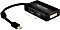 DeLOCK Mini DisplayPort 1.1 auf DVI/HDMI/DisplayPort Adapterkabel, passiv, schwarz (62623)