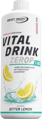Best Body Nutrition Low Carb Vital Drink Bitter Lemon 1l