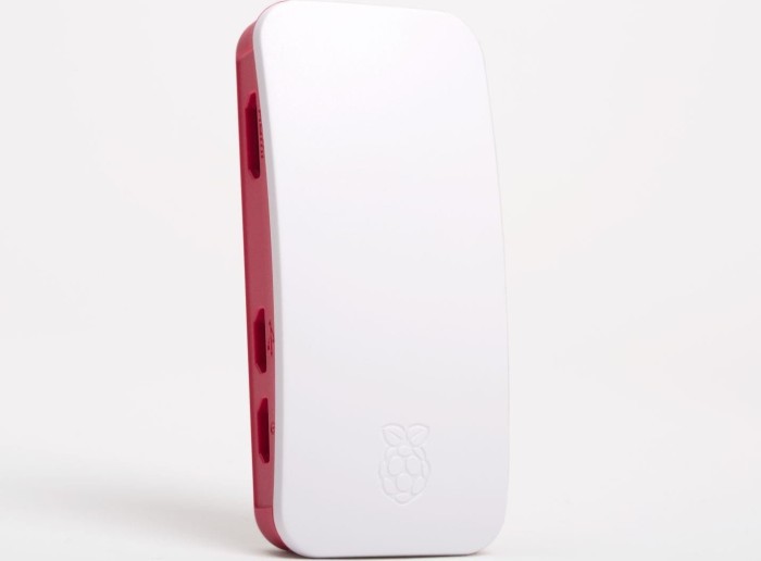 Raspberry Pi offizielles Gehäuse für Pi Zero, weiß/rot