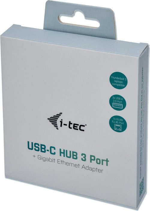 i-tec USB-Hub, RJ-45, USB-C 3.0 [Stecker]