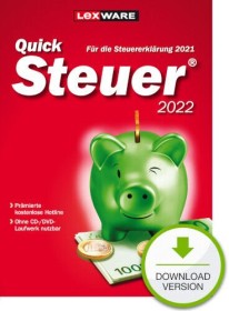 Lexware QuickSteuer 2022, ESD (deutsch) (PC)