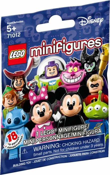 Komplett 18 Figuren NEU Lego Sammelfiguren 71012 Disney 