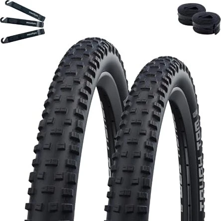 thumbnail image 2 of Schwalbe Tough Tom Tires 29 X 2.25 – Pack Of 2, Clincher Wire, Black, KGuard Puncture Protection 2 of 5
