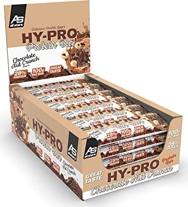 All Stars HY-Pro Bar Schokolade/Nuss Crunch 2.4kg (24x 100g)
