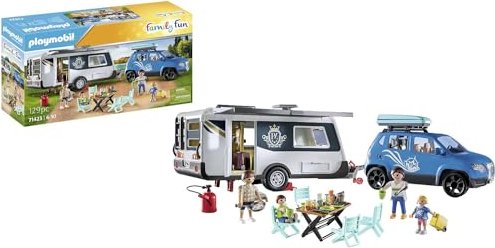 Playmobil FamilyFun Wohnwagen mit Auto (71423)