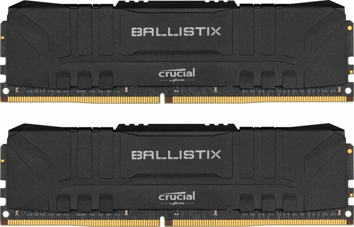 Crucial Ballistix schwarz DIMM Kit 16GB, DDR4-3200, CL16-18-18-36