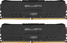 Crucial Ballistix schwarz DIMM Kit 16GB, DDR4-3600, CL16-18-18-38
