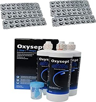 AMO Oxysept Comfort Reinigungssystem Premium Pack, 900ml (3x 300ml)
