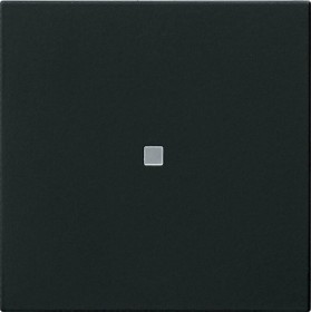 System 55 KNX RF Bedienaufsatz 1fach schwarz matt