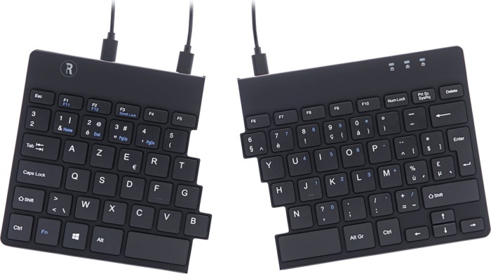 R-Go Ergo Split Ergonomic keyboard, USB, BE