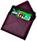 BlackBerry skóra Envelope pokrowiec do Playbook fioletowy (ACC-39317-202)