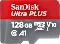 SanDisk Ultra PLUS R150 microSDXC 128GB Kit, UHS-I U1, A1, Class 10 (SDSQUBC-128G-GN6MA)