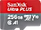 SanDisk Ultra PLUS R160 microSDXC 256GB Kit, UHS-I U1, A1, Class 10 (SDSQUBL-256G-GN6MA)