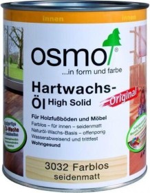 Osmo Hartwachs-Öl High Solid Original 3032 innen Holzschutzmittel farblos seidenmatt, 375ml (10300023)