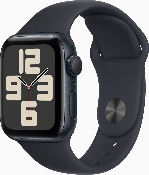 Apple Watch SE 2022 (GPS) 40mm Mitternacht z paskiem sportowym S/M Mitternacht